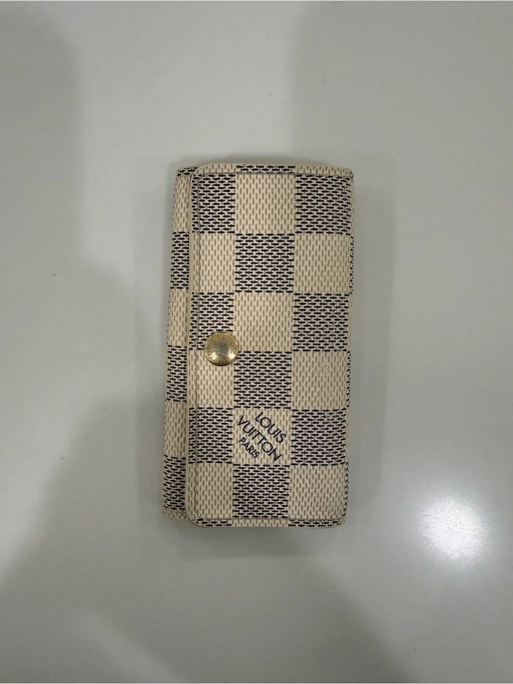 Louis Vuitton Damier Azur Multiclés 4 Key Holder - Ivory Cream